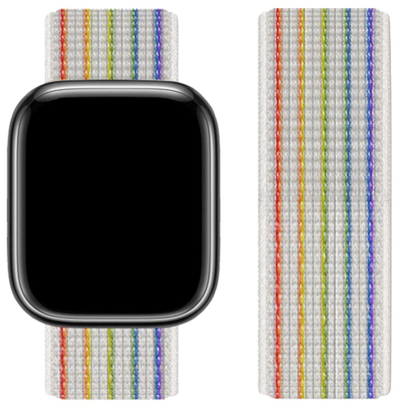 Ремешок Hoco WA02 Original series Apple watch (38/40/41mm) (Reflective Rainbow Edition)