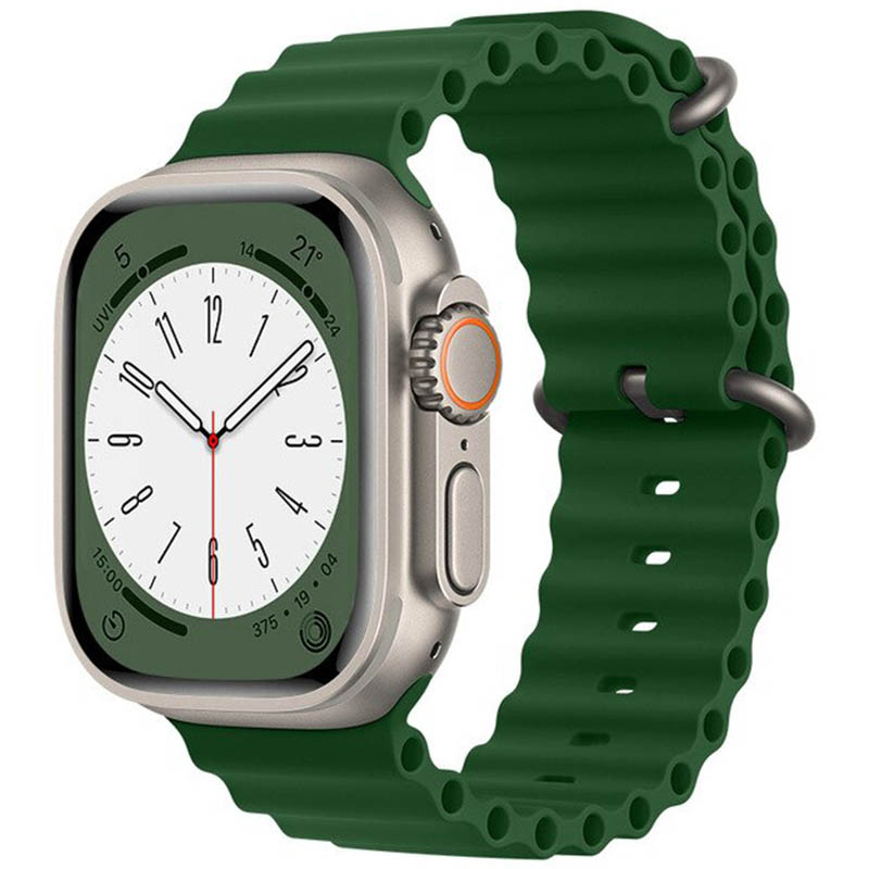Ремінець Hoco WA12 Original series Apple watch (42/44/45/49mm) (Alfalfa)