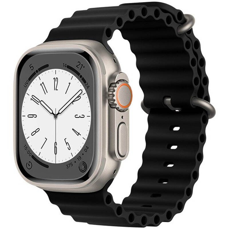 Ремешок Hoco WA12 Original series Apple watch (42/44/45/49mm) (Black)