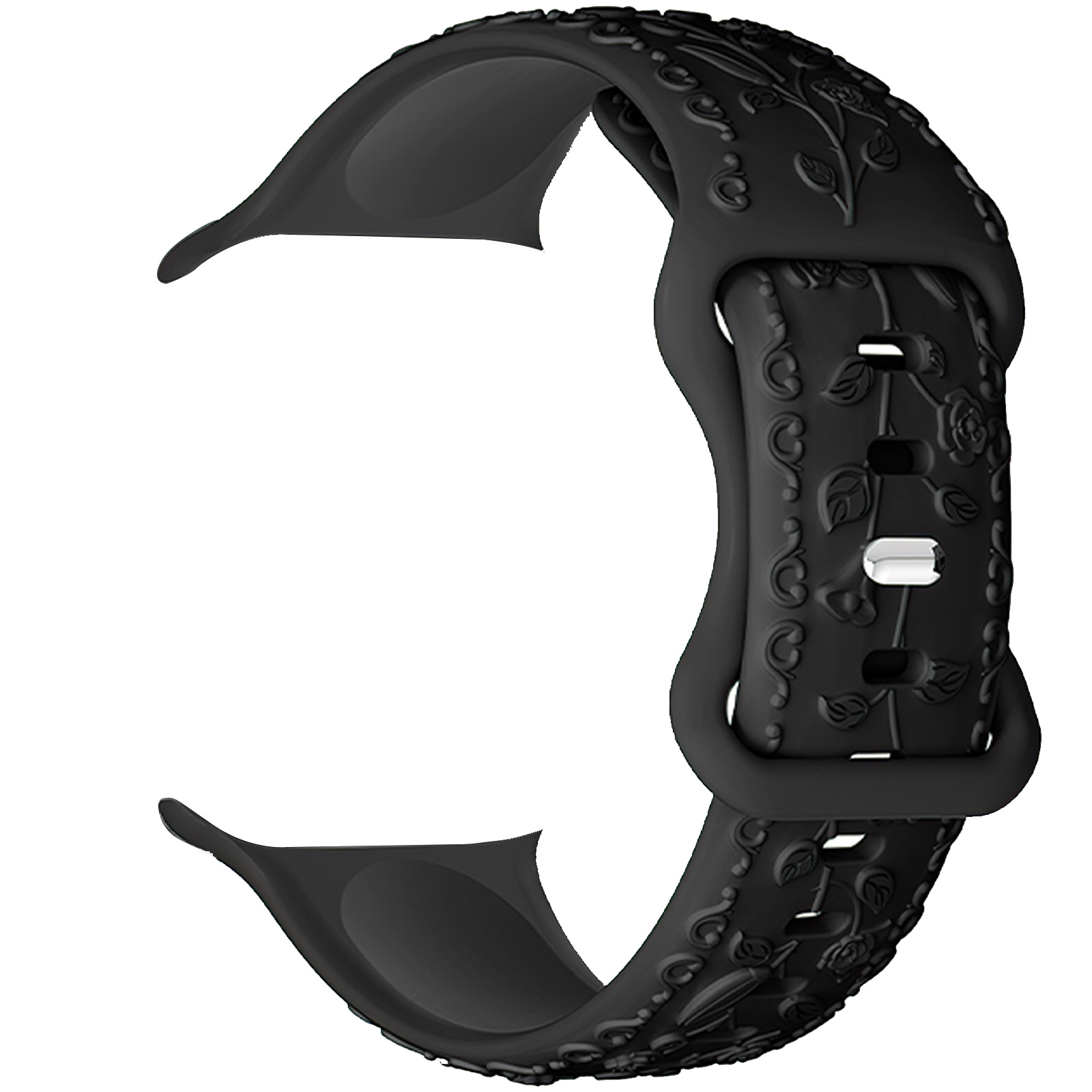 Ремешок Hoco WA30 Flexible series 3D solid color silicone strap для Apple watch 38/40/41mm (Black)