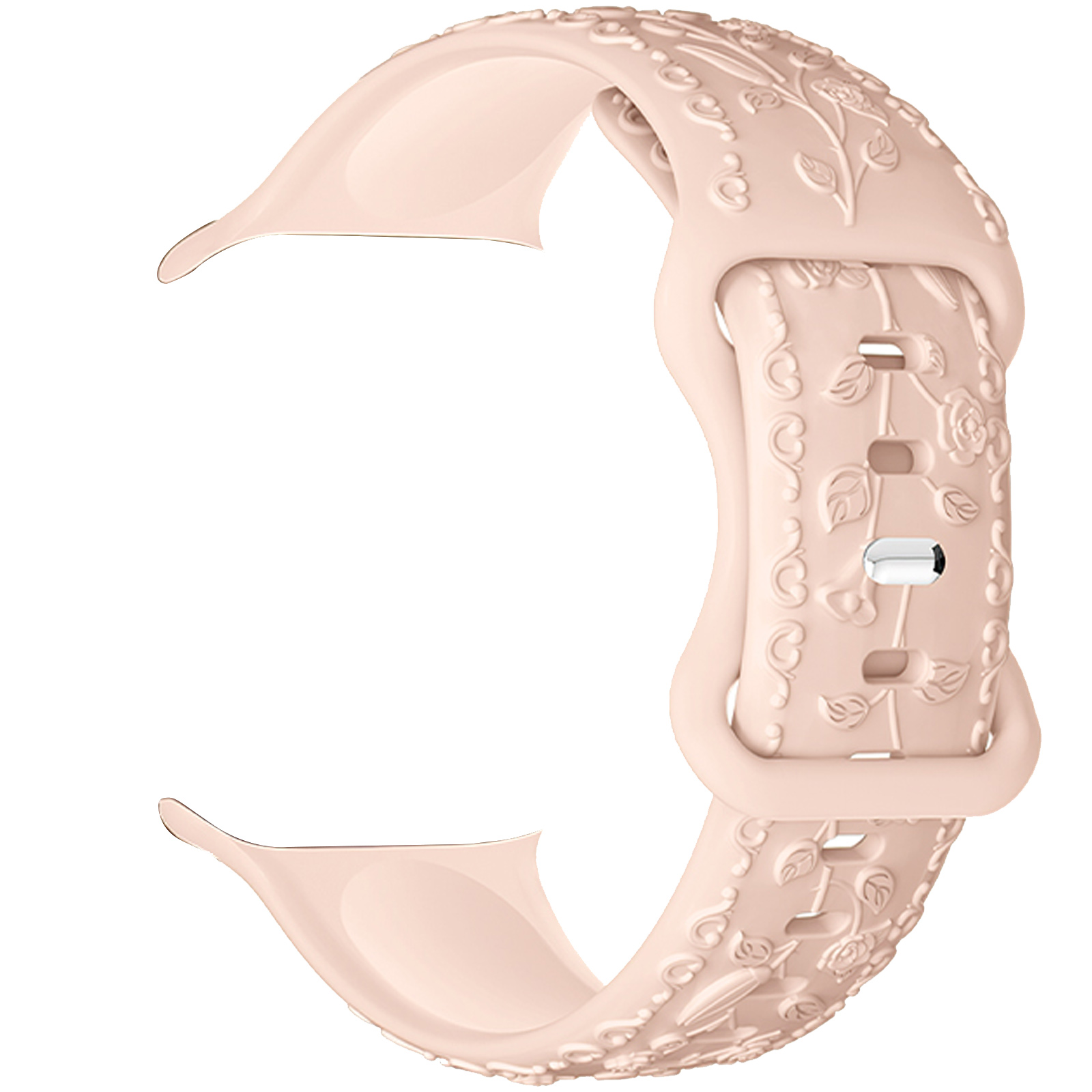 Ремешок Hoco WA30 Flexible series 3D solid color silicone strap для Apple watch 38/40/41mm (Powder Sand)