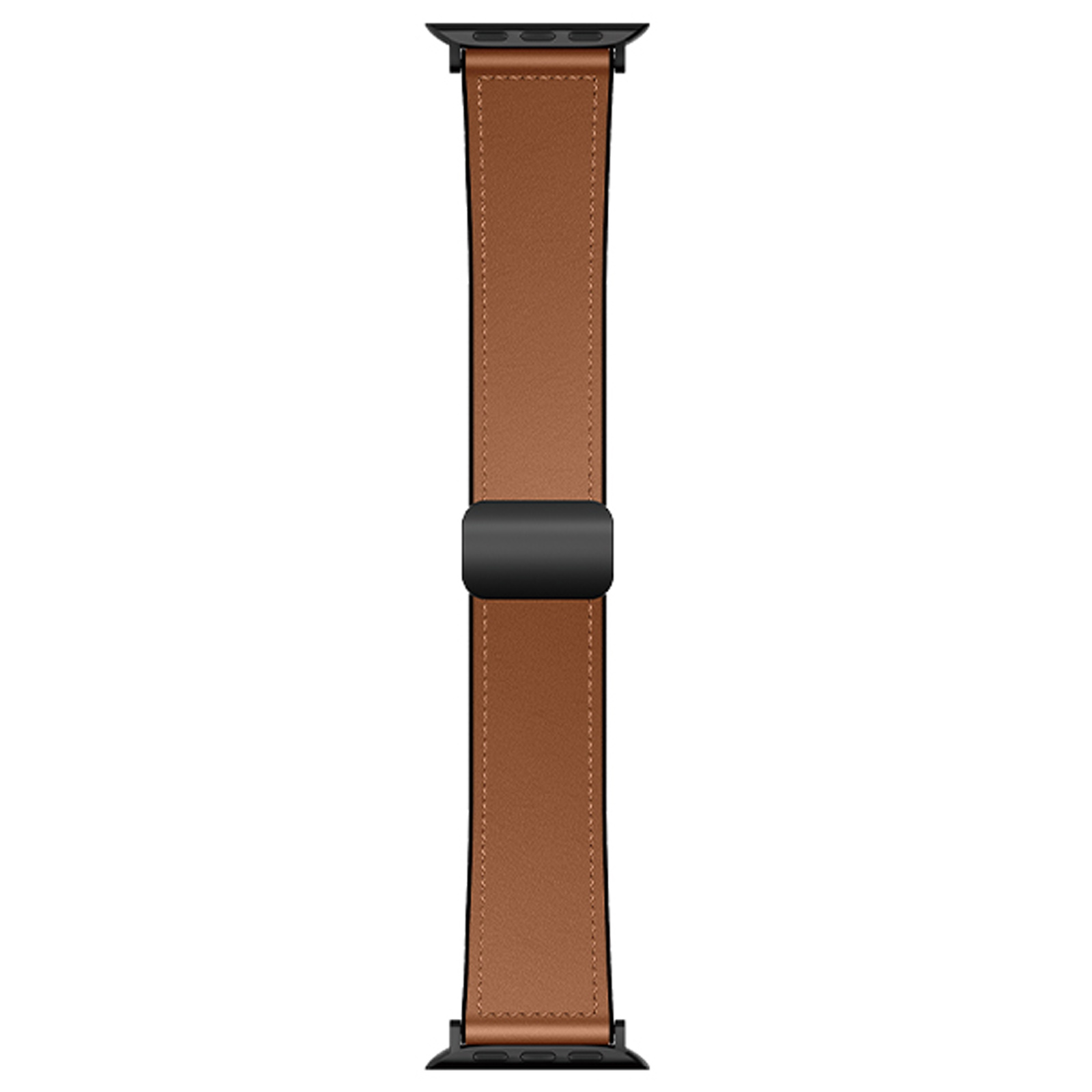 Ремешок Hoco WA34 Basic magnetic buckle silicone leather strap для Apple watch 38/40/41/42mm (Brown)