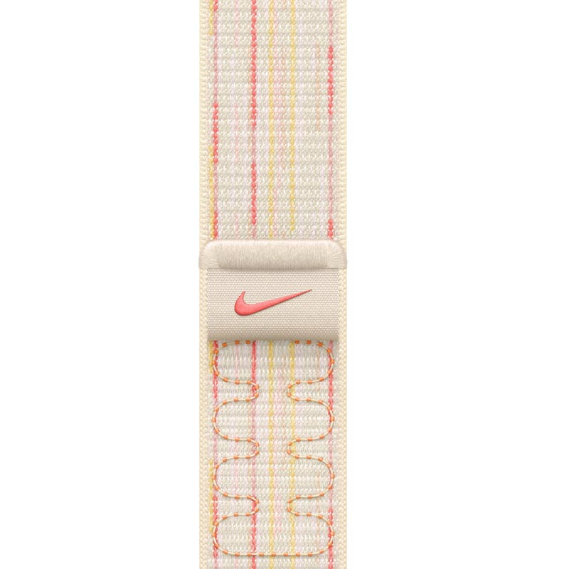 Ремешок Nike Sport Loop для Apple Watch 42(ser.1-3)/44/45/46/49mm (Starlight / Pink)
