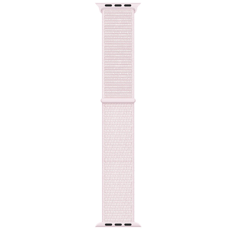Ремешок Nylon для Apple watch 38mm/40mm/41mm (Розовый / Pearl Pink)