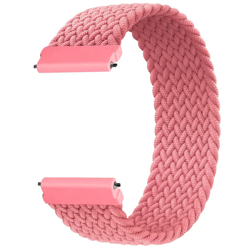 Ремешок Nylon Solo Loop для Xiaomi Amazfit / Samsung 20mm (Long 125 mm) (Розовый / Light pink)
