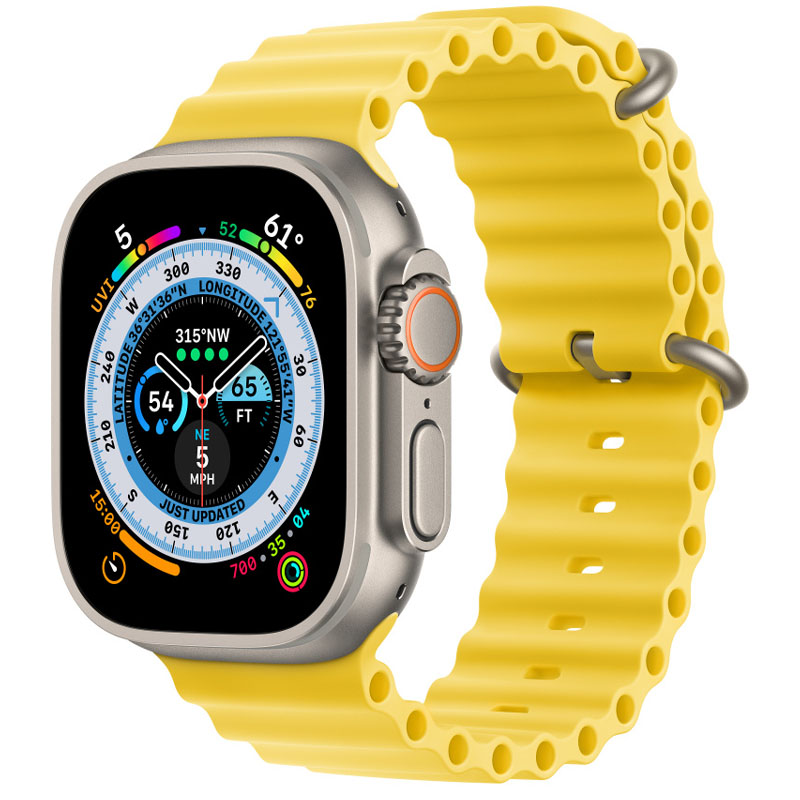 Ремінець Ocean Band для Ремешки для Apple Watch (Жовтий / Yellow)