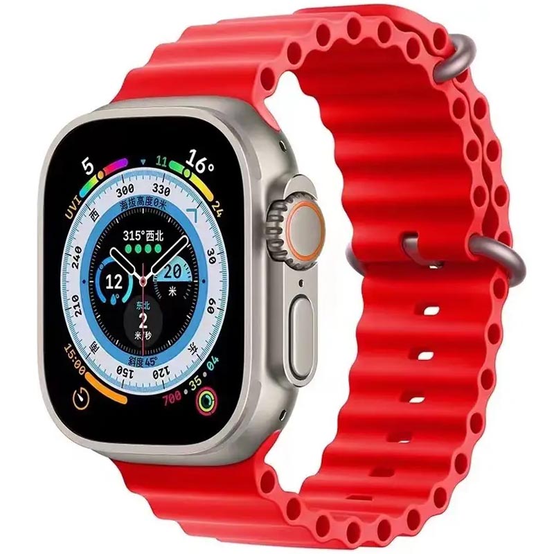 Ремінець Ocean Band для Аксессуары для Apple Watch (Червоний / Red)