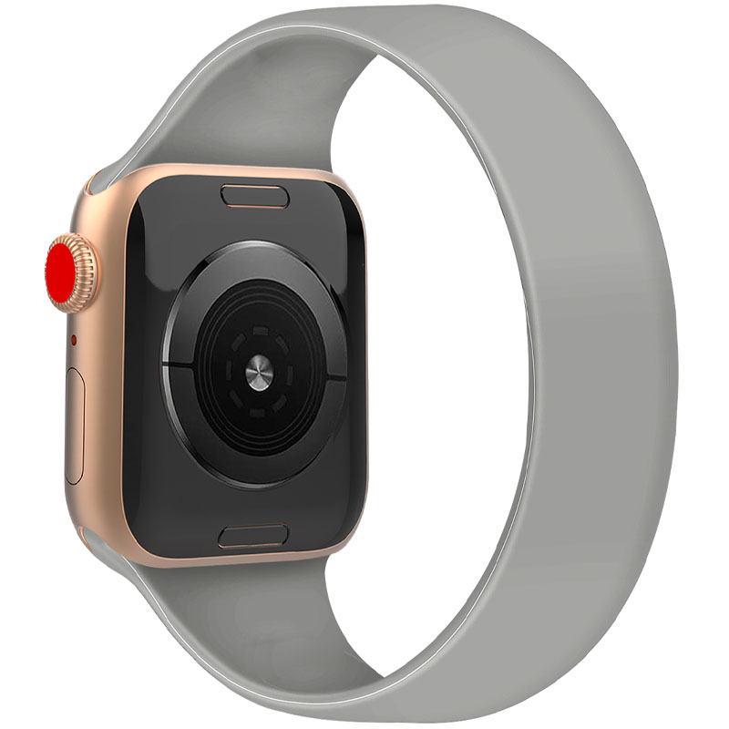 Ремешок Solo Loop для Apple watch 42mm/44mm 150mm (5) (Серый / Mist Blue)