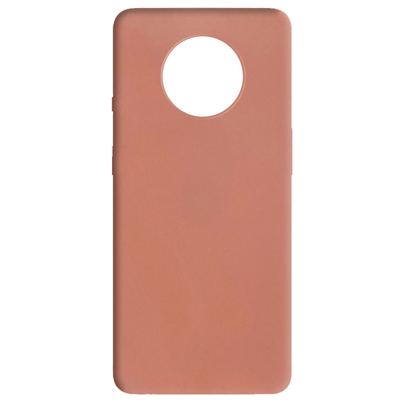 Силиконовый чехол Candy для OnePlus 7T (Rose Gold)