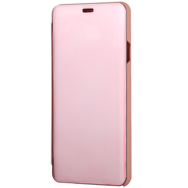 Чехол-книжка Clear View Standing Cover для Xiaomi Redmi Note 9 5G / Note 9T (Rose Gold)