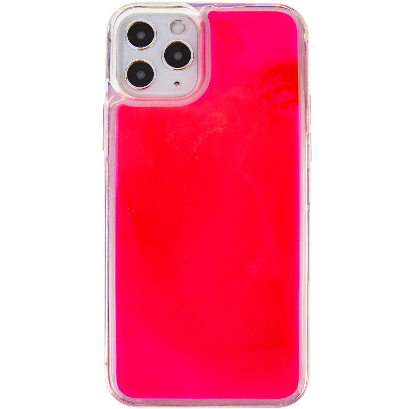 Неоновый чехол Neon Sand glow in the dark для Apple iPhone 11 Pro (5.8") (Розовый)