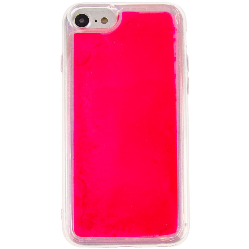 Неоновый чехол Neon Sand glow in the dark для Apple iPhone 7 (4.7'') (Розовый)