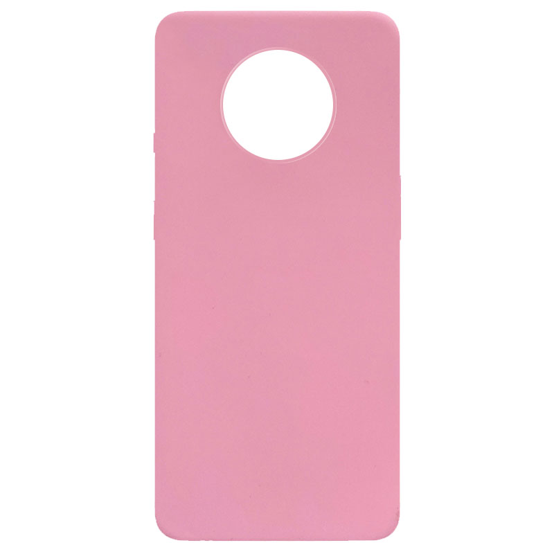 Силиконовый чехол Candy для OnePlus 7T (Розовый)