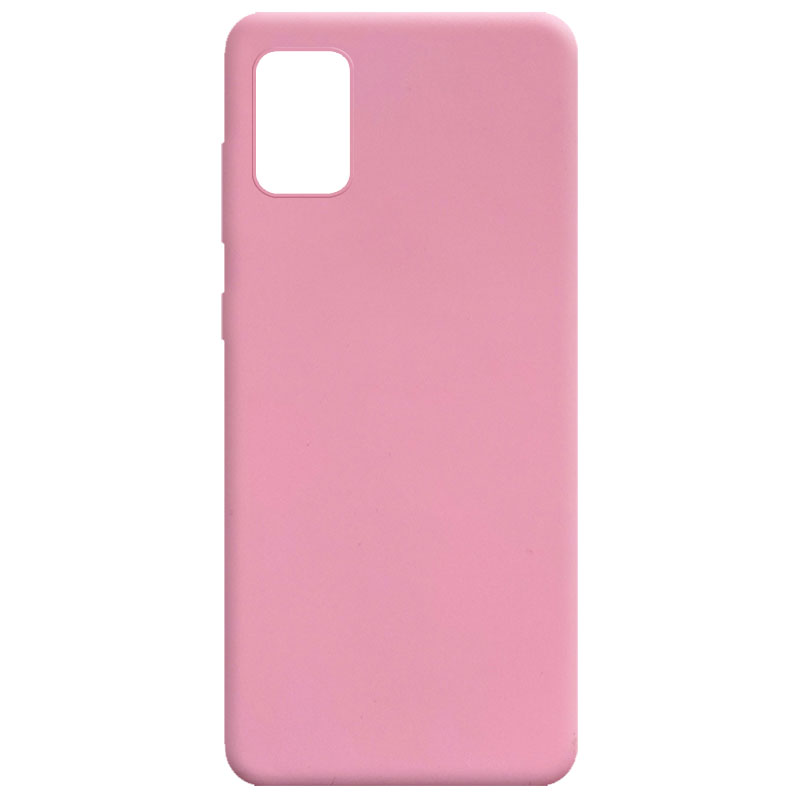 Силиконовый чехол Candy для Samsung Galaxy A31 (Розовый)