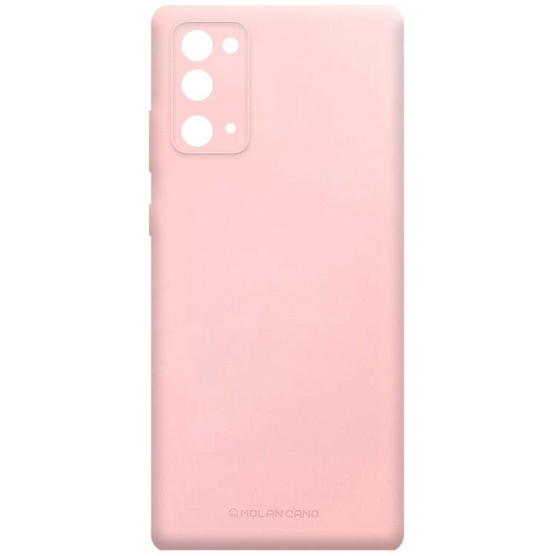 TPU чехол Molan Cano Smooth для Samsung Galaxy Note 20 (Розовый)