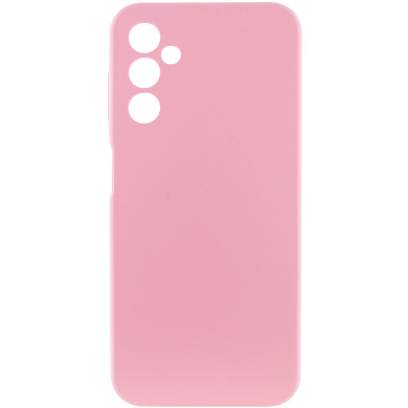 Чохол Silicone Cover Lakshmi Full Camera (AAA) для Samsung Galaxy A25 5G (Рожевий / Light pink)