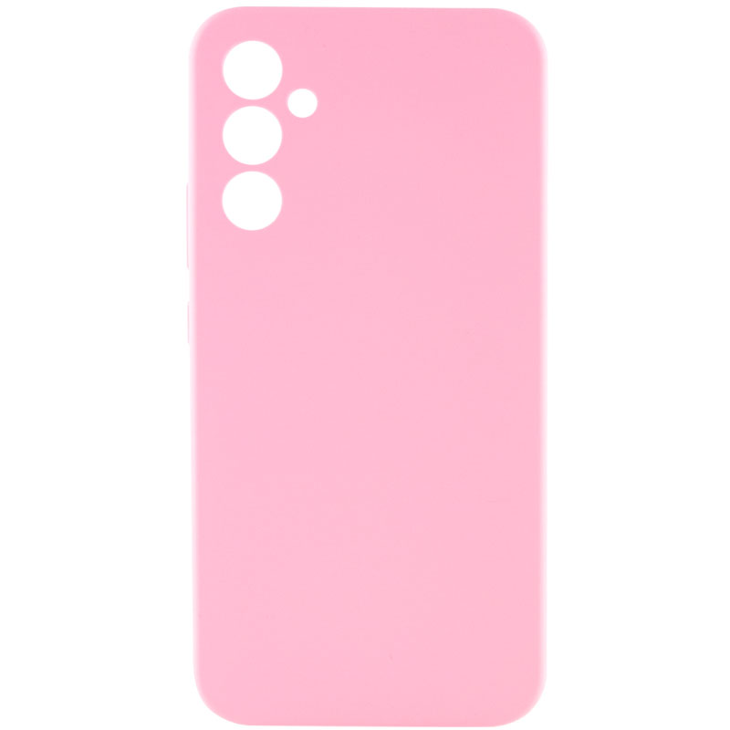 Чехол Silicone Cover Lakshmi Full Camera (AAA) для Samsung Galaxy A35 (Розовый / Light pink)