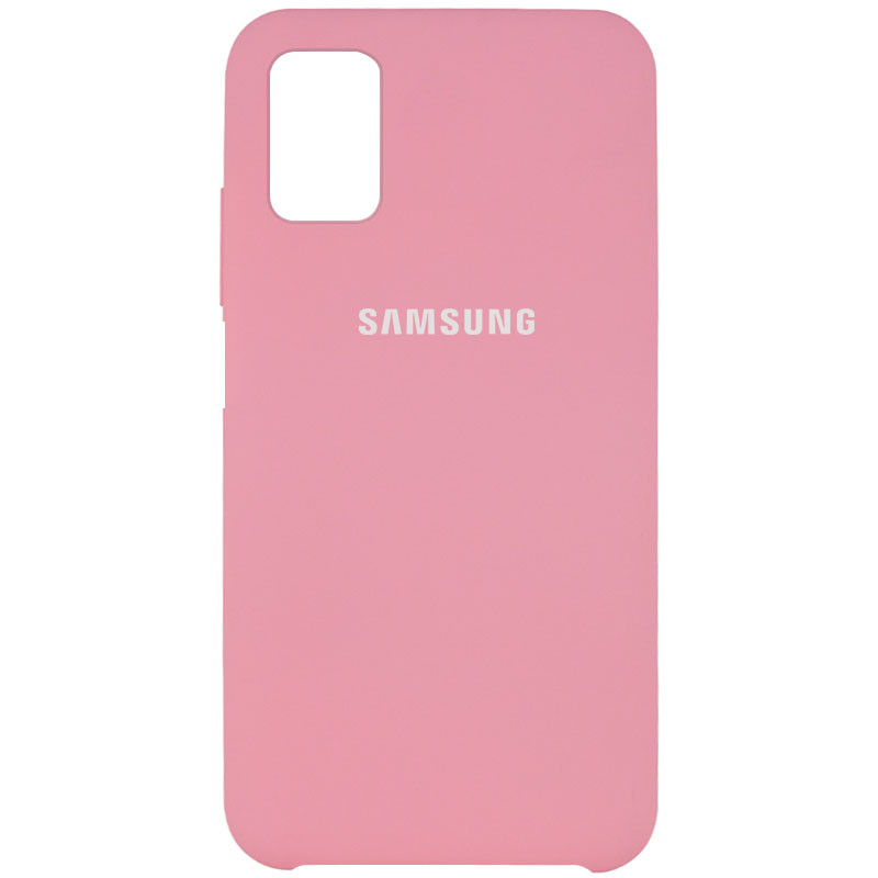 Чехол Silicone Cover (AAA) для Samsung Galaxy M31s (Розовый / Light pink)