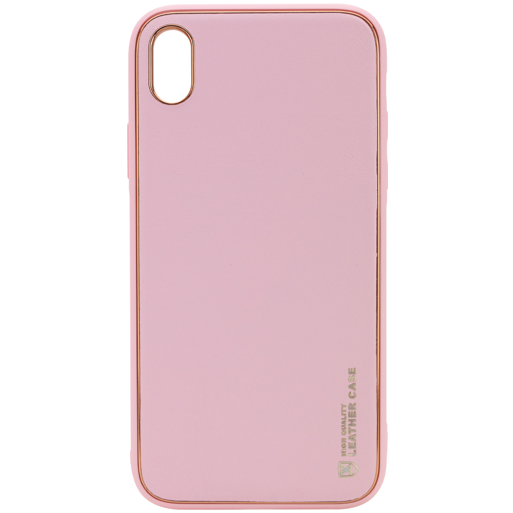 Шкіряний чохол Xshield для Apple iPhone X (5.8") (Рожевий / Pink)