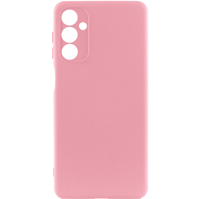Чехол TPU GETMAN Liquid Silk Full Camera для Samsung Galaxy M34 5G (Розовый / Pink)