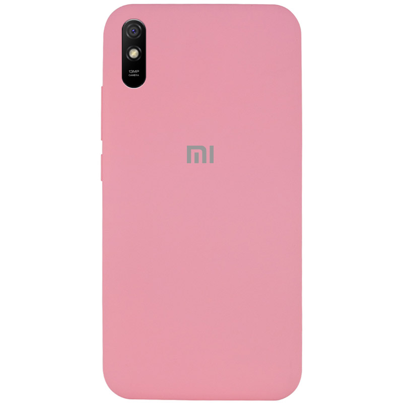 Чехол Silicone Cover Full Protective (AA) для Xiaomi Redmi 9A (Розовый / Pink)