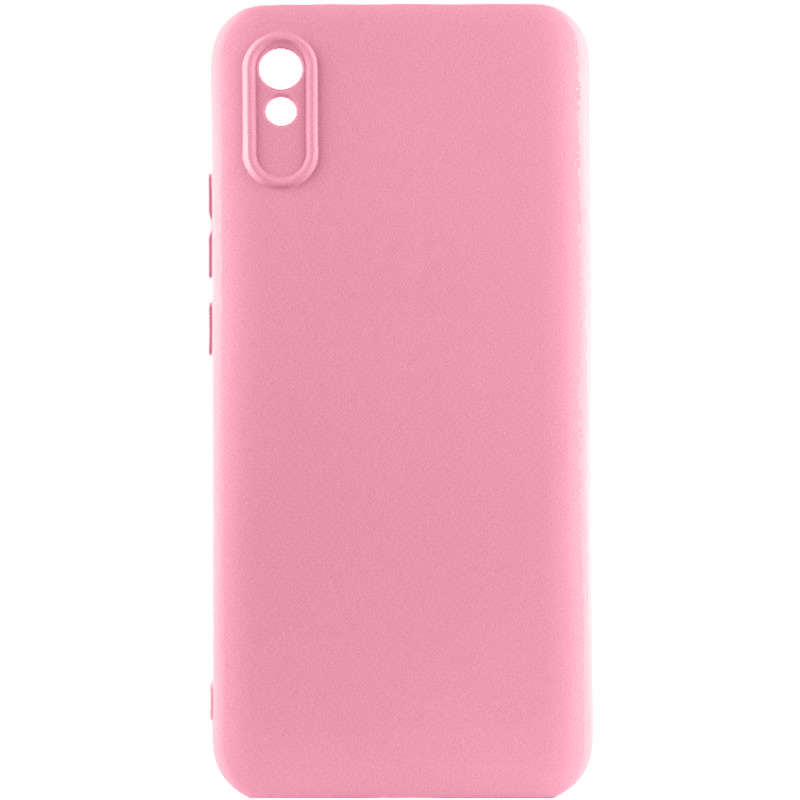 Чохол Silicone Cover Lakshmi Full Camera (AA) для Xiaomi Redmi 9A (Рожевий / Pink)