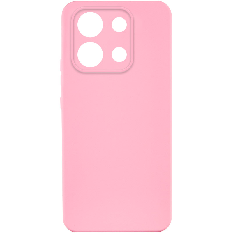 Чехол TPU GETMAN Liquid Silk Full Camera для Xiaomi Redmi Note 13 Pro 4G / Poco M6 Pro 4G / Note 14S (Розовый / Pink)