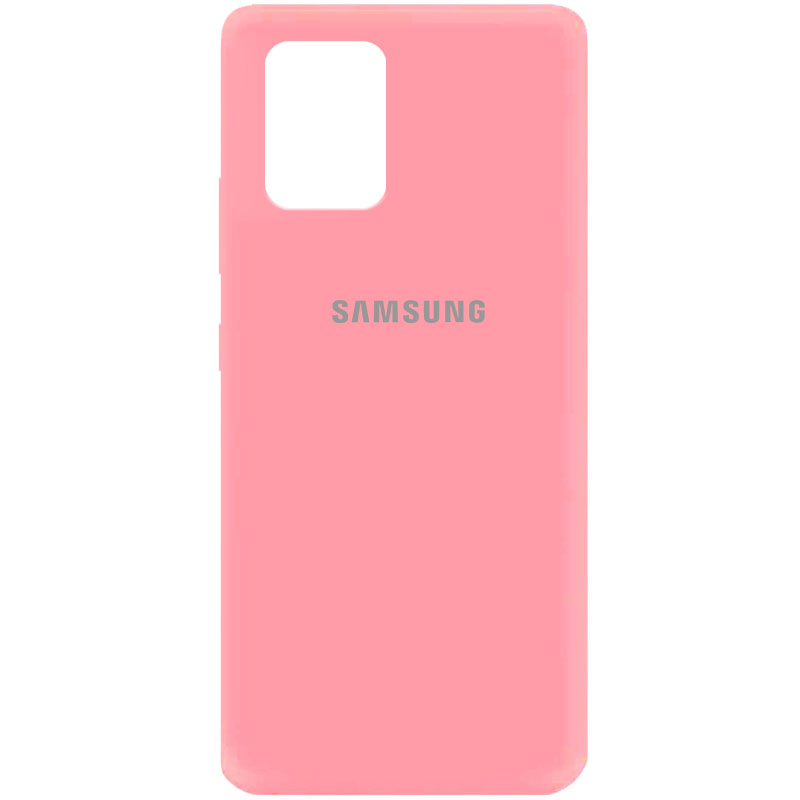 Чехол Silicone Cover My Color Full Protective (A) для Samsung Galaxy S10 Lite (Розовый / Pink)