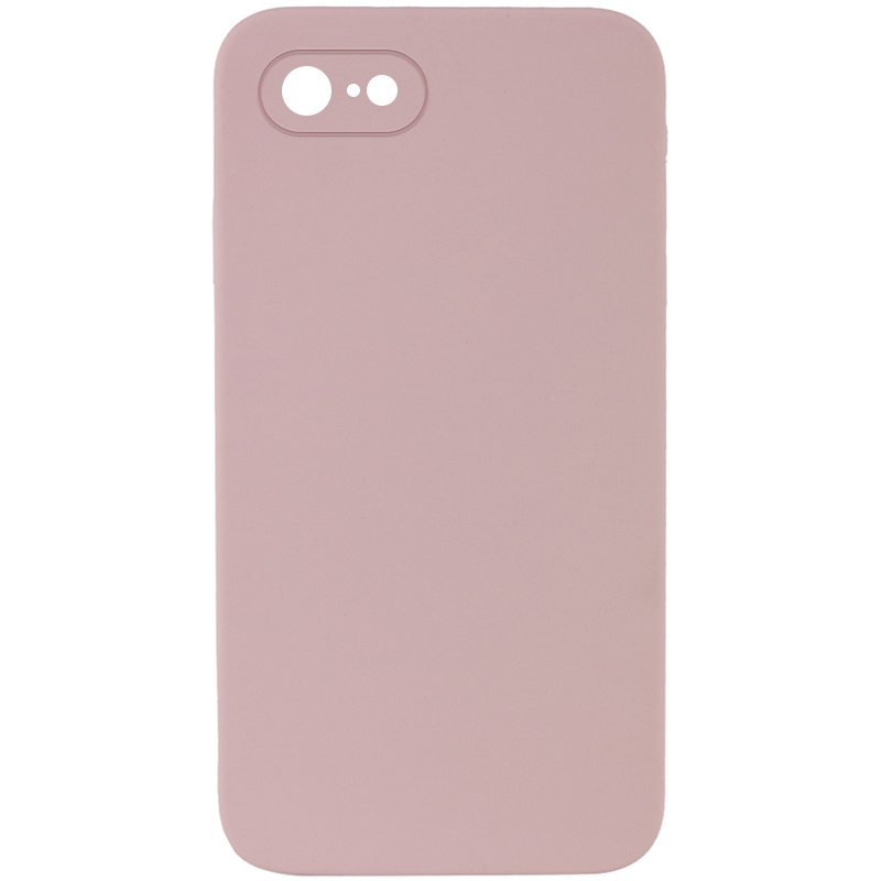 Silicone Case Square Full Camera Protective (AA) NOLOGO для Apple iPhone 6/6s (4.7") (Розовый / Pink Sand)