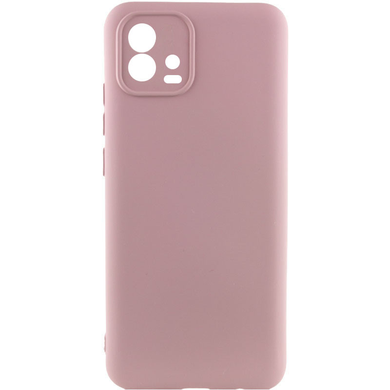 Чехол Silicone Cover Lakshmi Full Camera (AA) для Motorola Moto G72 (Розовый / Pink Sand)