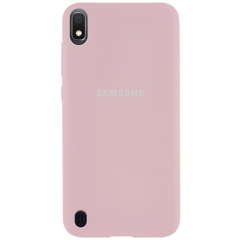 Чохол Silicone Cover Full Protective (AA) для Samsung Galaxy A10 (A105F) (Рожевий / Pink Sand)