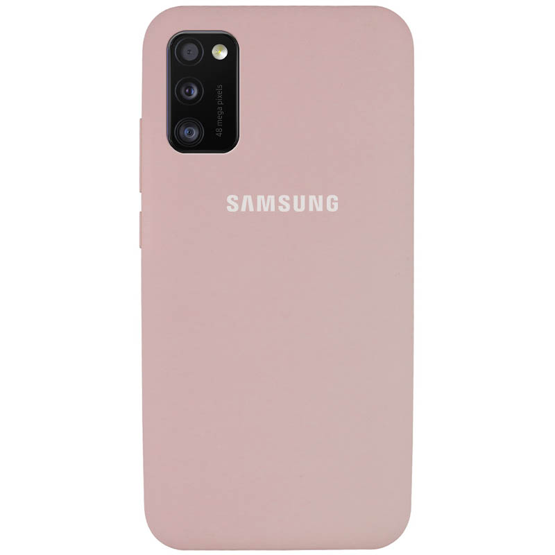 Чехол Silicone Cover Full Protective (AA) для Samsung Galaxy A41 (Розовый / Pink Sand)