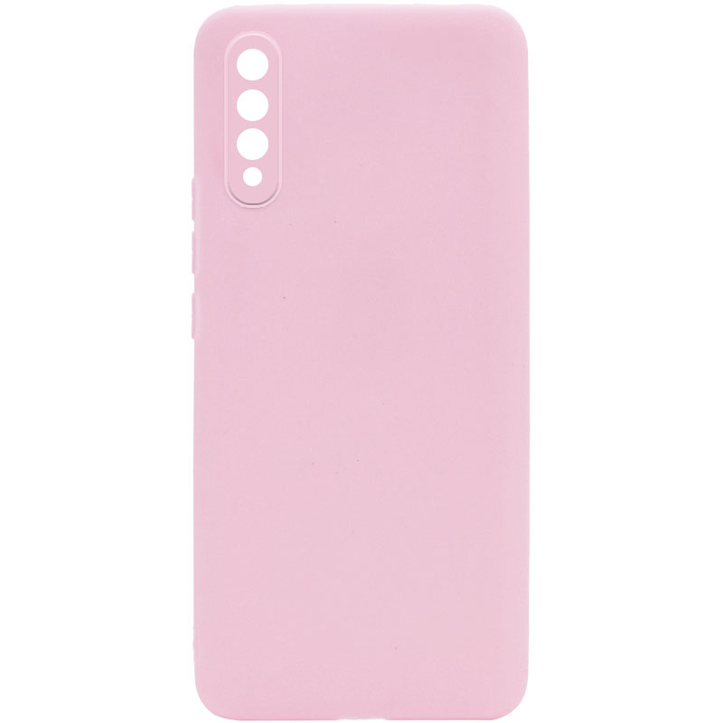 Силиконовый чехол Candy Full Camera для Samsung Galaxy A30s (Розовый / Pink Sand)