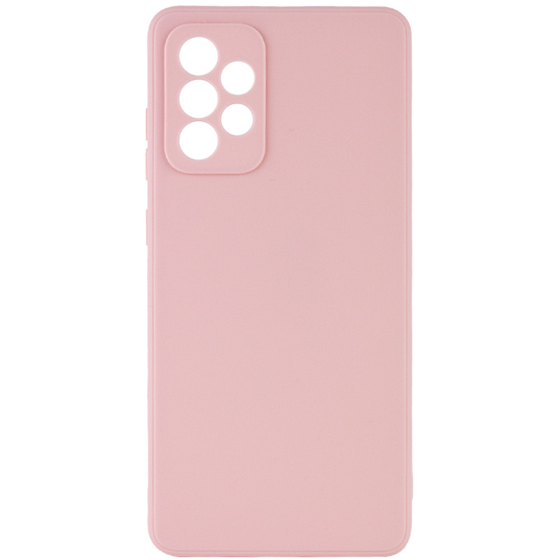 Силиконовый чехол Candy Full Camera для Samsung Galaxy A52s (Розовый / Pink Sand)