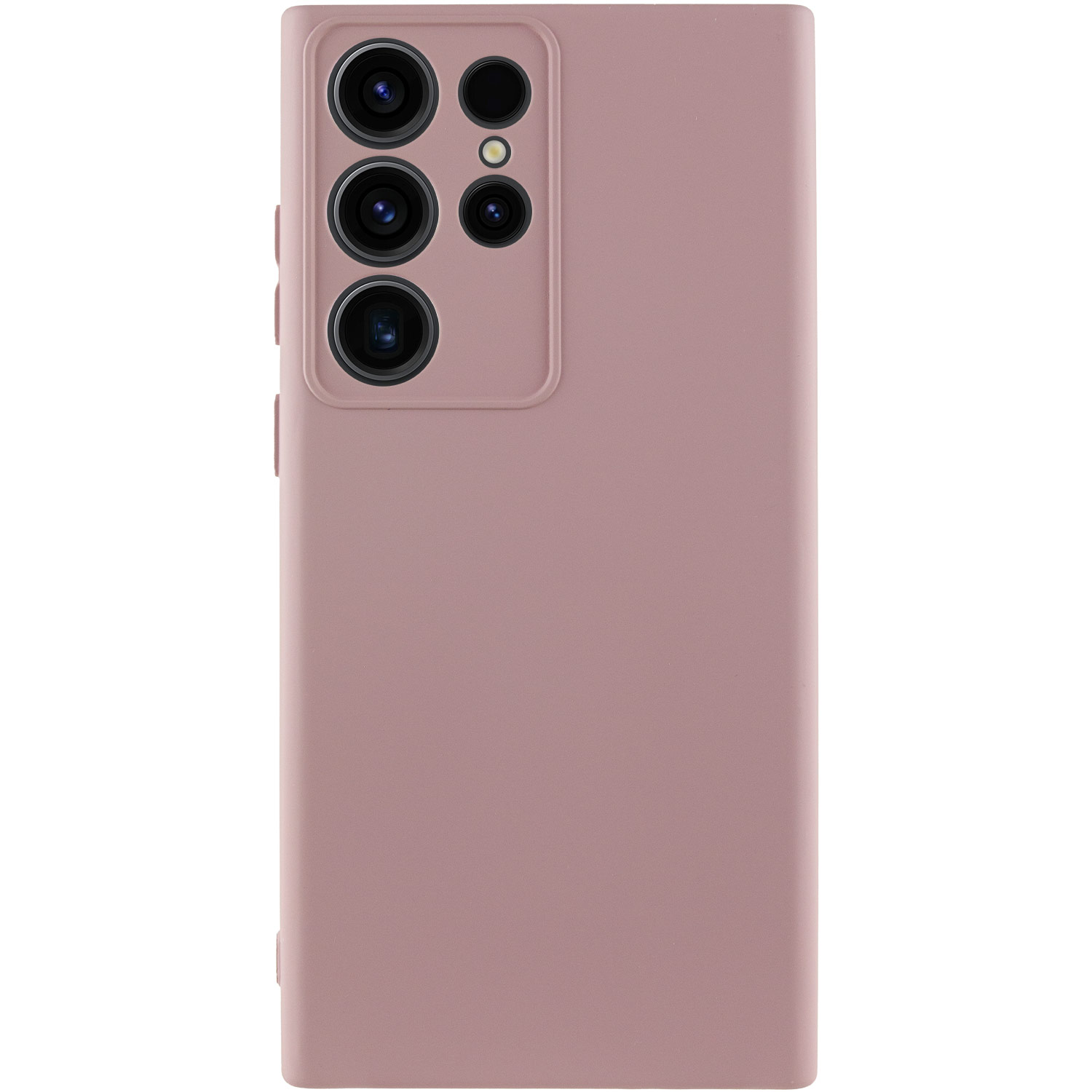 Чехол Silicone Cover Lakshmi Full Camera (AA) для Samsung Galaxy S24 Ultra (Розовый / Pink Sand)