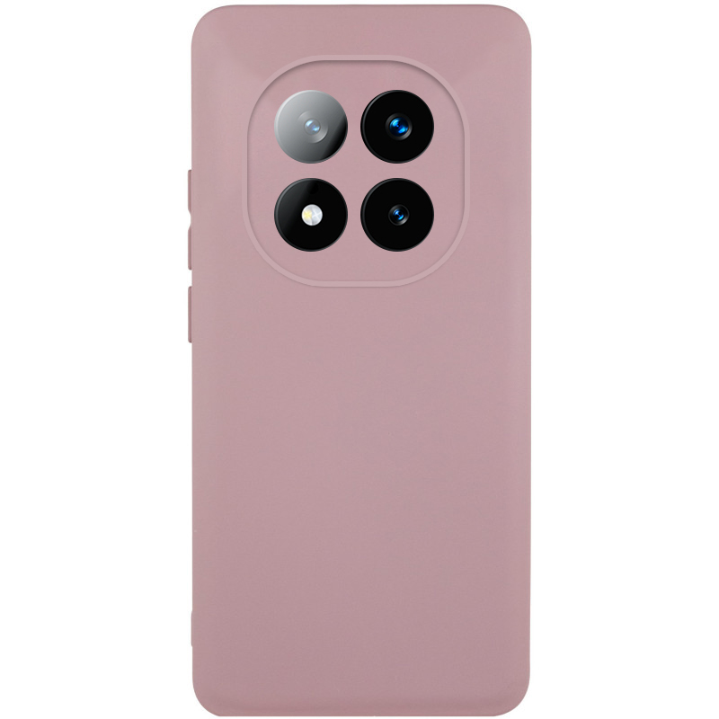 Чехол Silicone Cover Lakshmi Full Camera (AAA) для Xiaomi Redmi Note 14 Pro 5G (Розовый / Pink Sand)