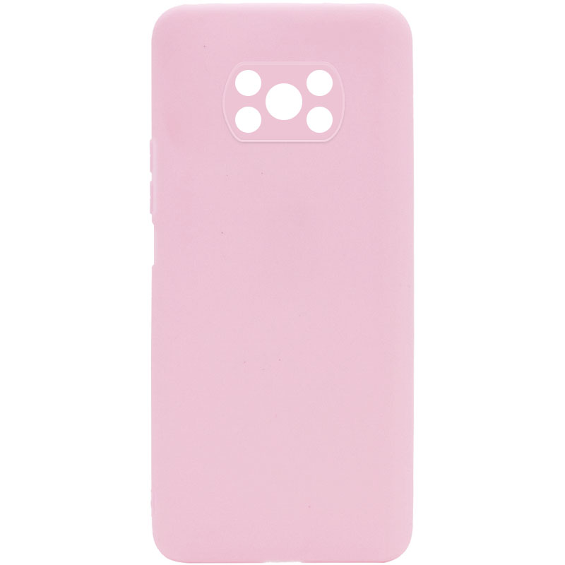 Силіконовий чохол Candy Full Camera для Xiaomi Poco X3 Pro (Рожевий / Pink Sand)