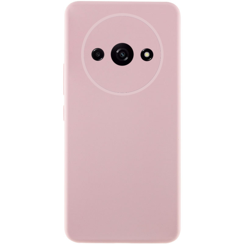 Чохол Silicone Cover Lakshmi Full Camera (AAA) для Xiaomi Redmi 13C (Рожевий / Pink Sand)