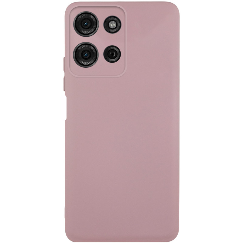 Чехол Silicone Cover Lakshmi Full Camera (AA) для Motorola Edge 60 / 60 Fusion (Розовый / Pink Sand)