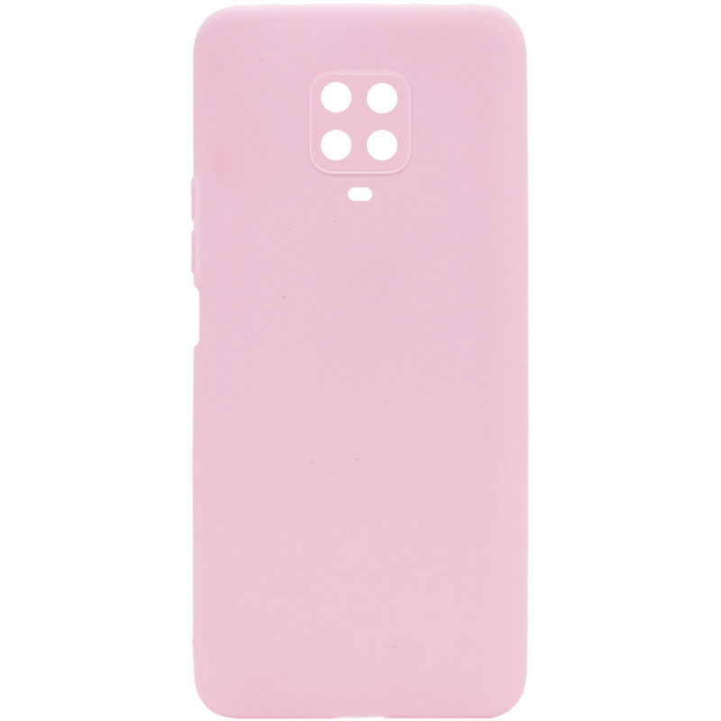 Силиконовый чехол Candy Full Camera для Xiaomi Redmi Note 9s (Розовый / Pink Sand)