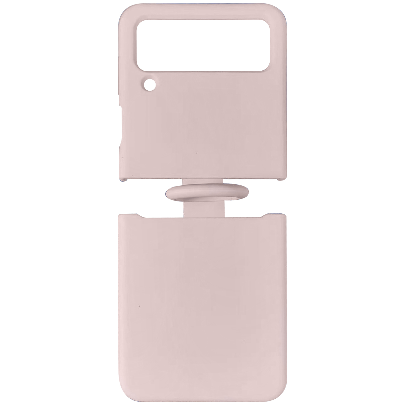 Чехол Foldables Silicone Cover Lakshmi (AAA) для Samsung Galaxy Z Flip4 (Розовый / Pink Sand)