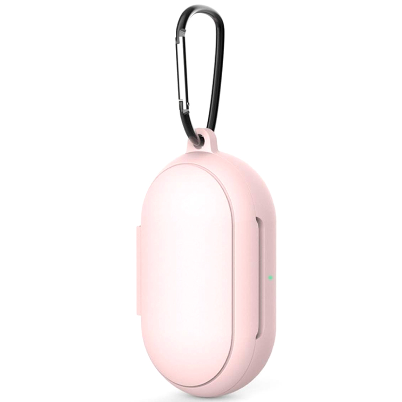 Силиконовый футляр для наушников Samsung Galaxy Buds / Buds Plus (Розовый)