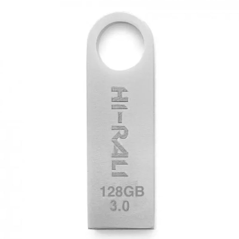 Флеш накопитель USB 3.0 Hi-Rali Shuttle 128 GB Серебряная серия (Серебряный)