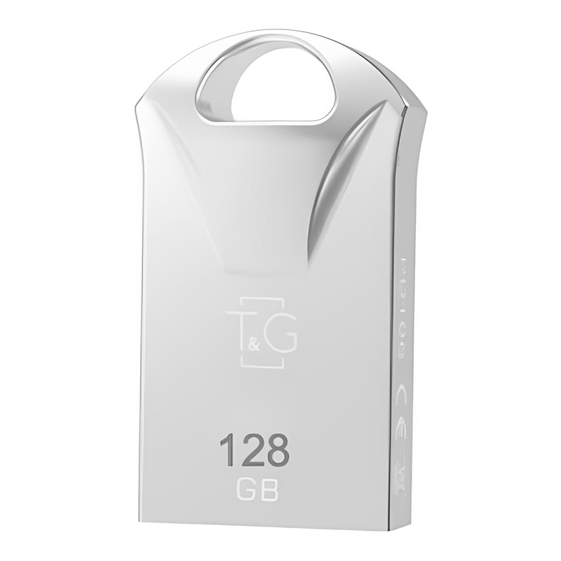 Флеш-драйв USB 3.0 Flash Drive T&G 106 Metal Series 128GB (Серебряный)