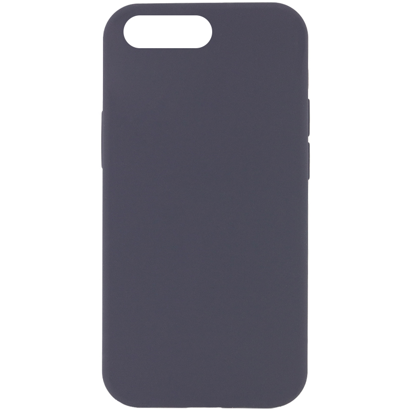 Чехол Silicone Case Full Protective (AA) NO LOGO для Apple iPhone 7 plus (5.5') (Серый / Dark Gray)