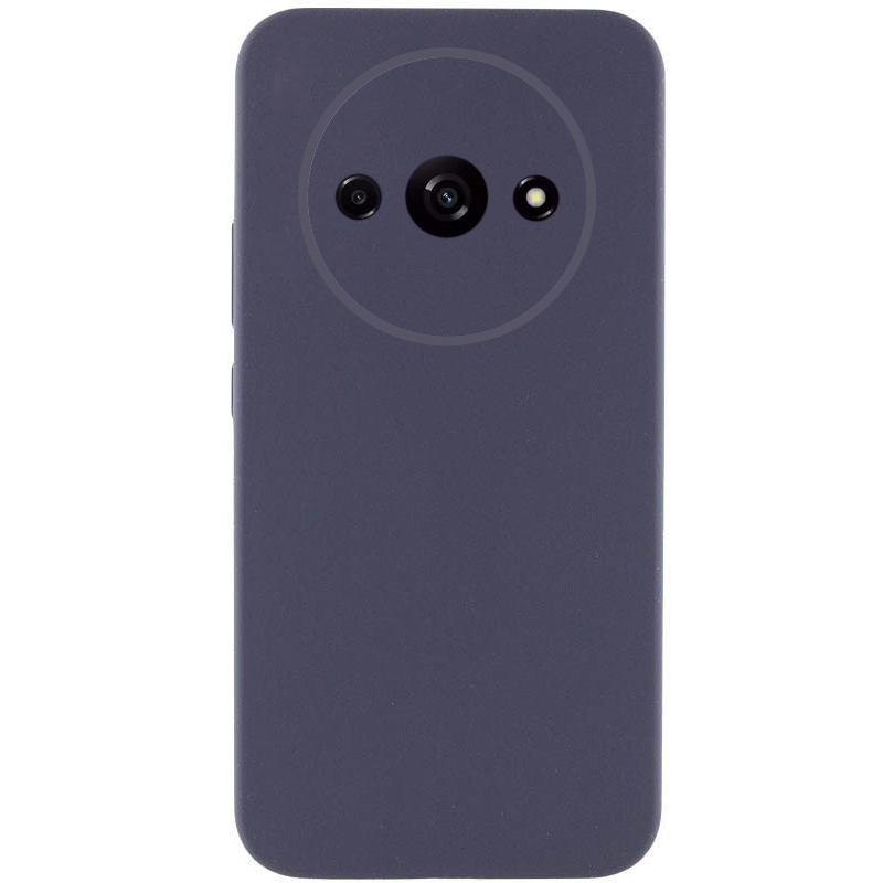 Чехол Silicone Cover Lakshmi Full Camera (AAA) для Xiaomi Redmi A3 (Серый / Dark Gray)