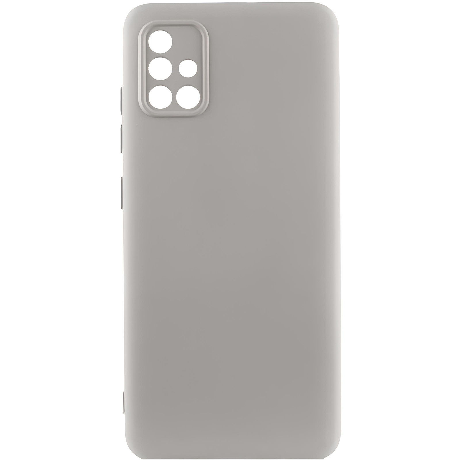 Чехол TPU GETMAN Liquid Silk Full Camera для Samsung Galaxy A51 (Серый / Lavender)