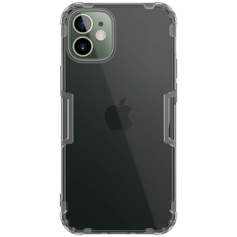 TPU чехол Nillkin Nature Series для Apple iPhone 12 mini (5.4") (Серый (прозрачный))
