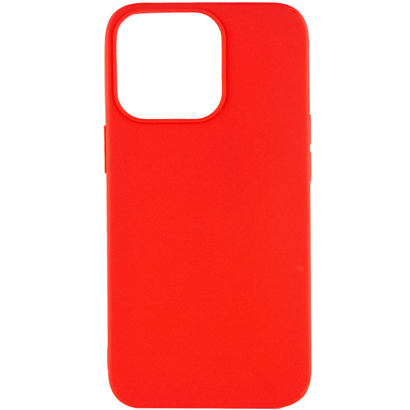 Силиконовый чехол Candy для Apple iPhone 13 Pro (6.1") (Красный)