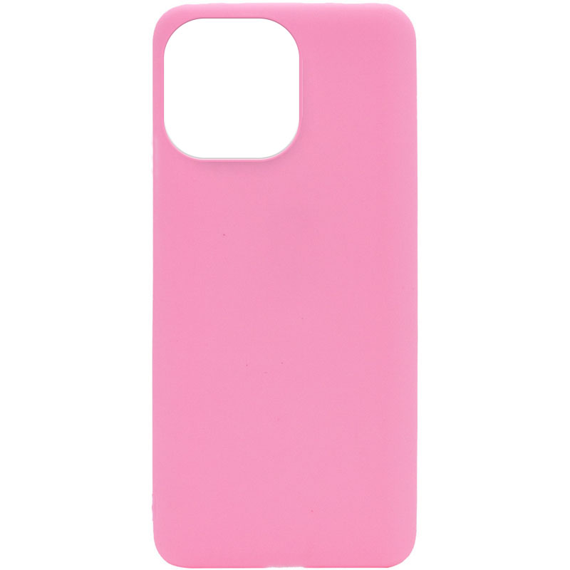 Силіконовий чохол Candy для Apple iPhone 13 Pro Max (6.7") (Рожевий)
